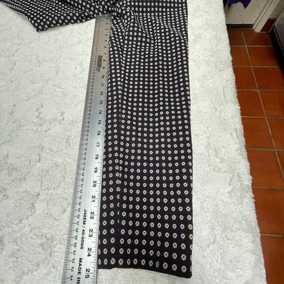 Maison Common Munich Women's Size 34 Casual Ankle Trousers Pants Floral Pattern - Picture 10 of 10